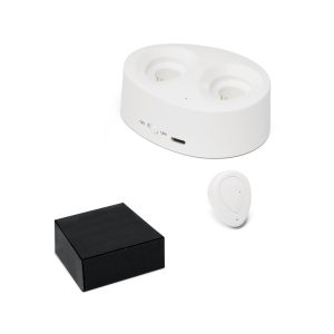 CHARGAFF. Bezprzewodowe słuchawki douszne ABS P037716S ST-97210-W