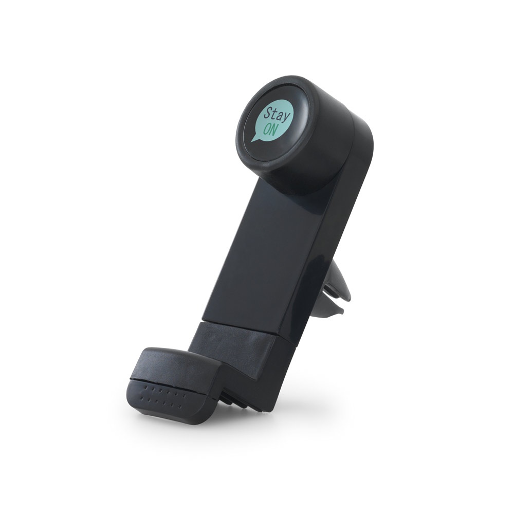 EULER. Uchwyt samochodowy na telefon ABS P037765S czarny