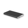 MARCET. Power bank slim 4'000 mAh z aluminium z recyklingu (100% rAL) i ABS z recyklingu (100% rABS) P037774S czarny MARCET. Power bank slim 4'000 mAh z aluminium z recyklingu (100% rAL) i ABS z recyklingu (100% rABS) P037774S czarny