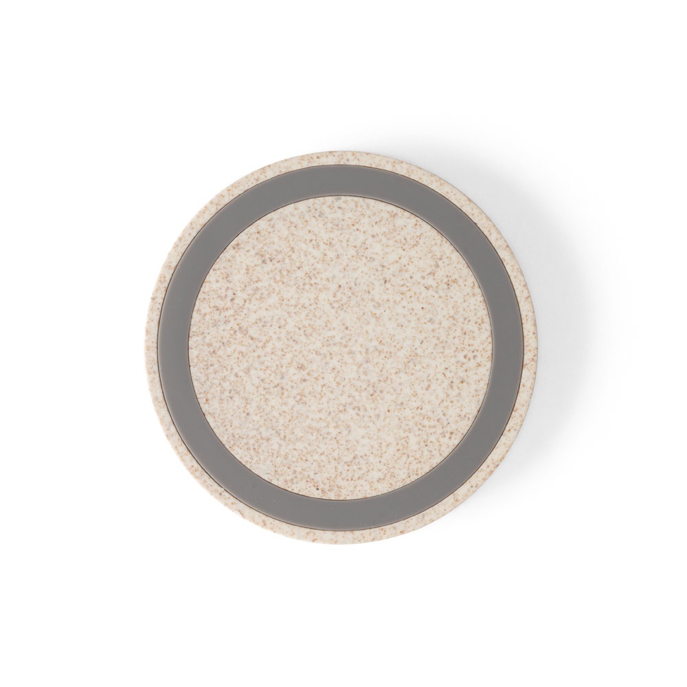 CUVIER. Ładowarka bezprzewodowa Superfast 5W z ABS i włókna słomianego P037895S