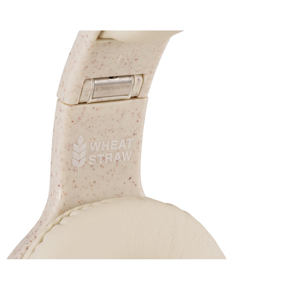 FEYNMAN. Składane słuchawki bezprzewodowe z 4-godzinną żywotnością baterii ze słomy pszenicznej i ABS P037905S