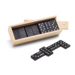 MIGUEL. Gra Domino w drewnianym pudełku z pokrywką P037909S