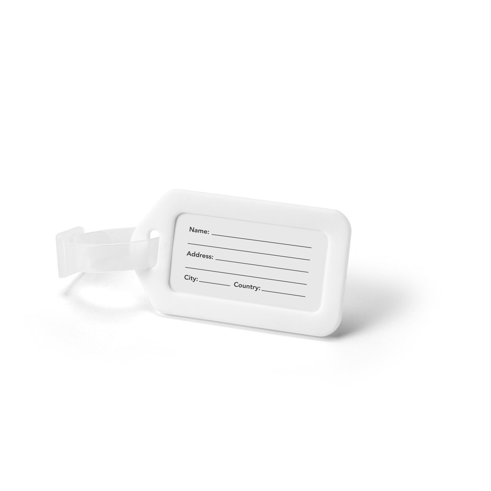 FINDO. Przywieszka do ID wykonana z polipropylenu P037974S biały