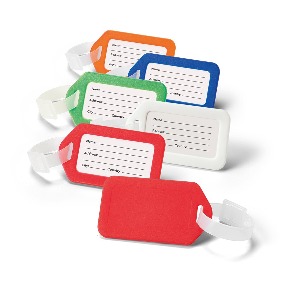 FINDO. Przywieszka do ID wykonana z polipropylenu P037974S ST-98124-W