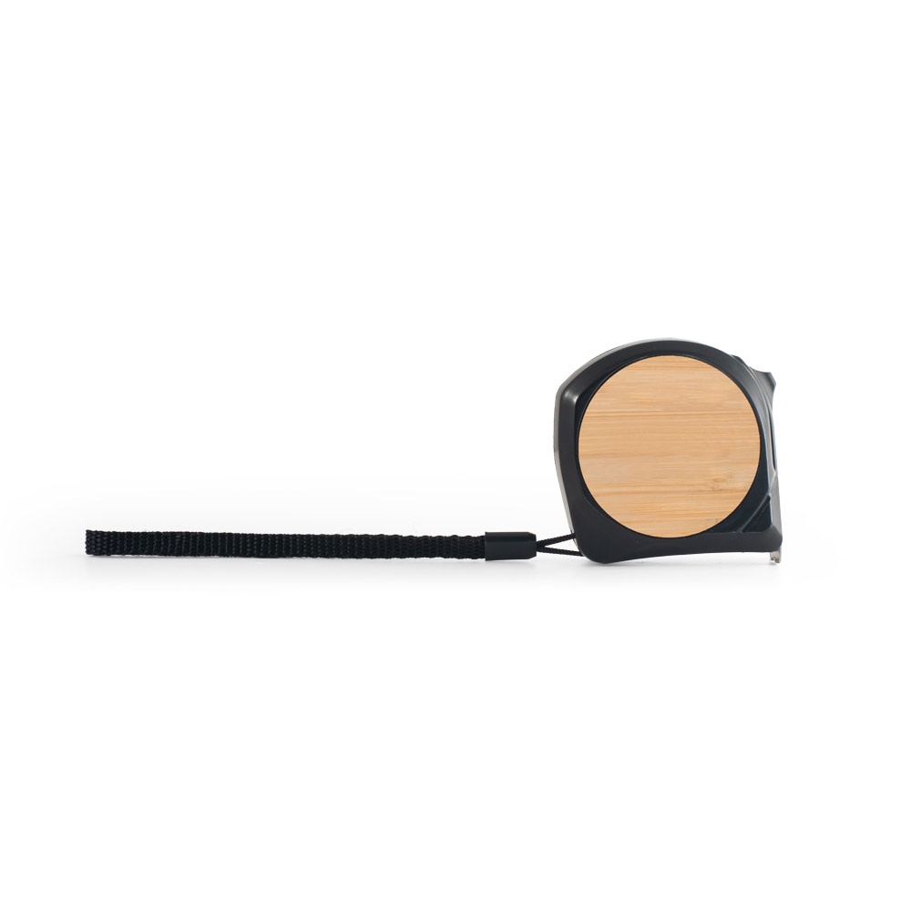 ODENSE V. Taśma o długości 5 metrów wykonana z ABS pochodzącego z recyklingu (100% rABS) i bambusa P054230S