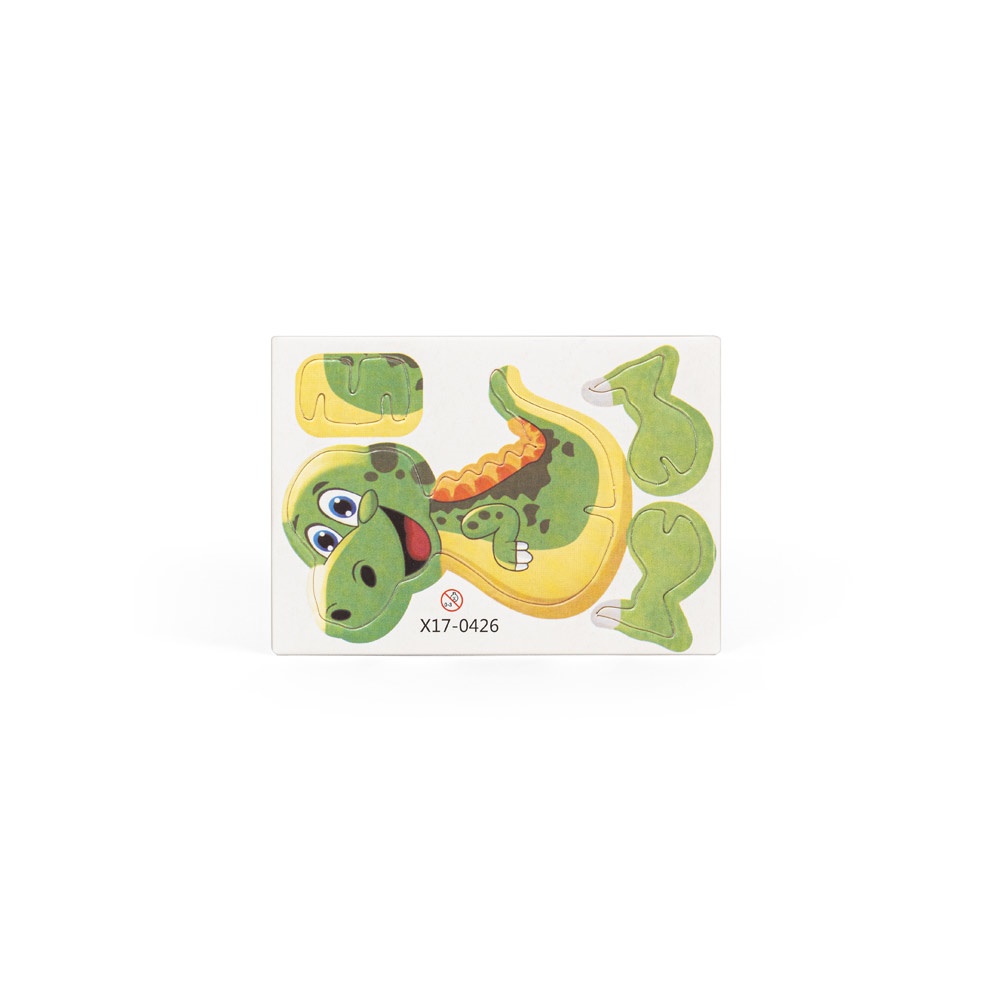DINOSAURUS. Puzzle 3D z papieru i EVA w kształcie dinozaura P097631S