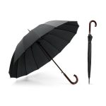 HEDI. Parasol z 16 drążkami wykonany z 190T pongee z automatycznym otwieraniem P038376S