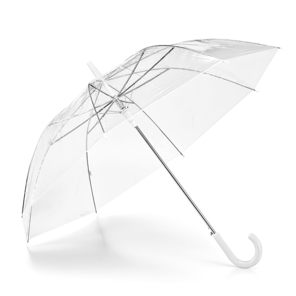 NICHOLAS. Przezroczysty parasol POE z automatycznym otwieraniem P038398S