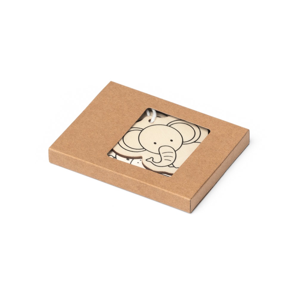 FAUNE. Drewniany zestaw do kolorowania dla dzieci P038443S