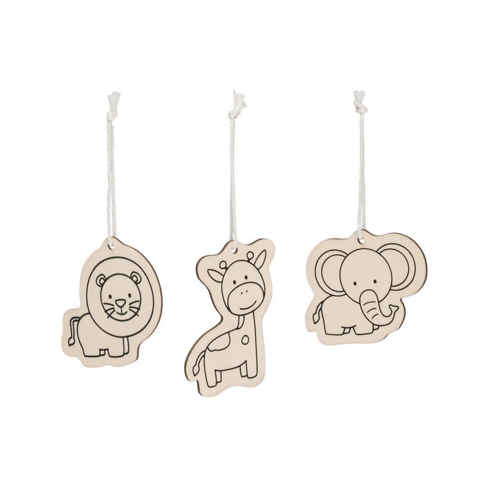 FAUNE. Drewniany zestaw do kolorowania dla dzieci P038443S