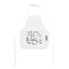 NILO. Fartuch z non-woven dla dzieci do pokolorowania (80 g/m²) P038573S