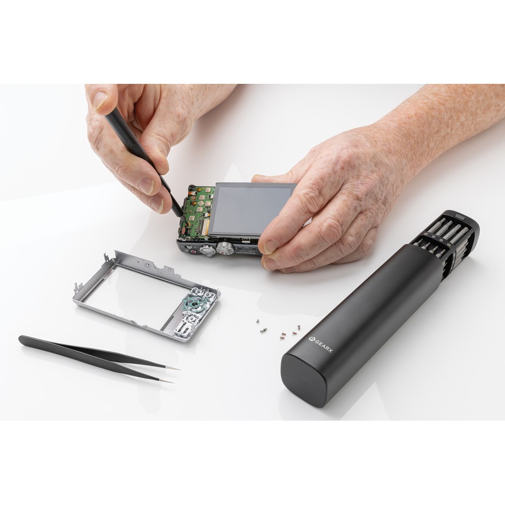 Śrubokręt Gear X, 56 końcówek, aluminium z recyklingu P054762X