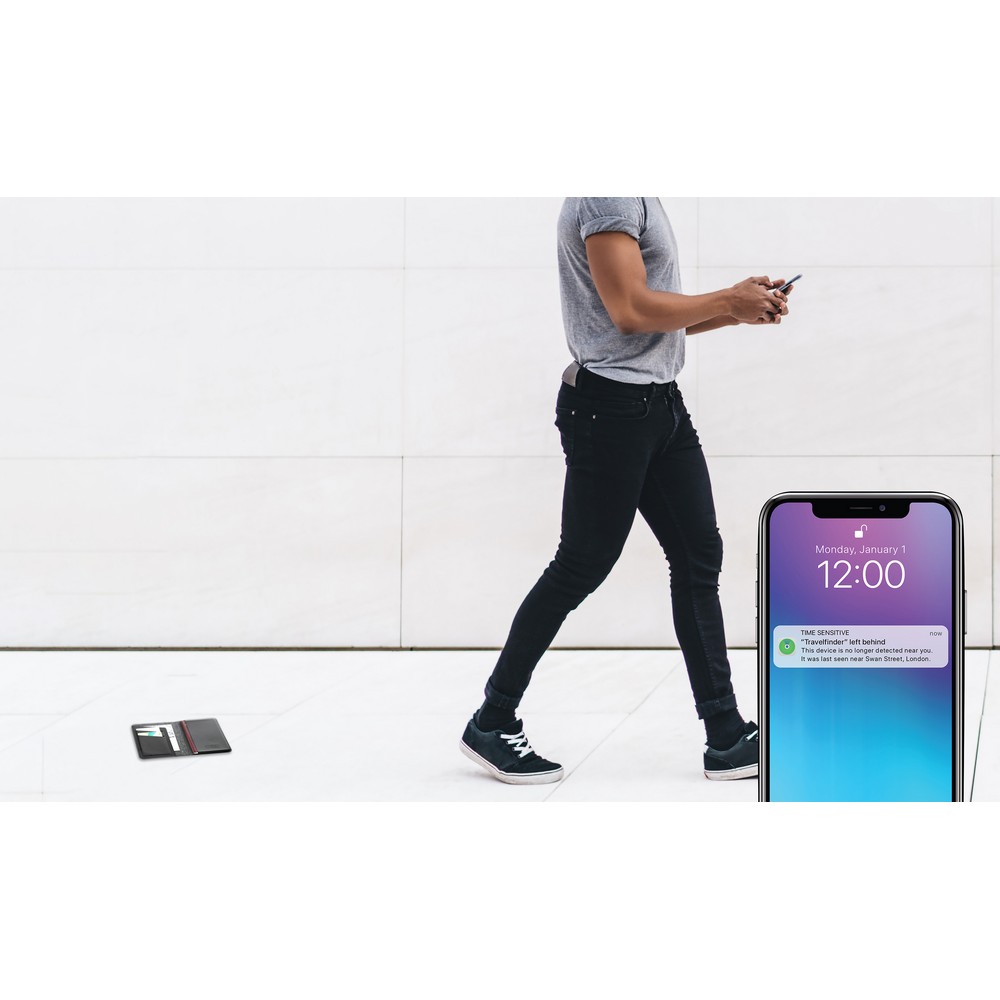 Etui na paszport, bezprzewodowy wykrywacz, lokalizator Trackmate P101626X