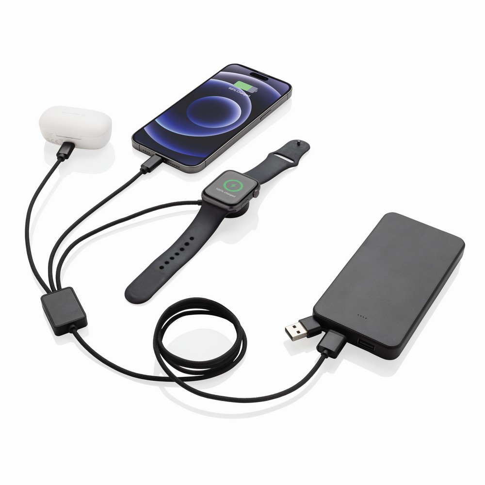 Kabel do ładowania 6 w 1 Terra, bezprzewodowa ładowarka do zegarka P101634X