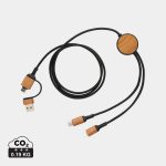 Kabel do ładowania 6 w 1 Ohio, plastik z recyklingu P050250X