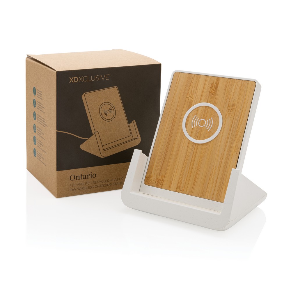 Ładowarka bezprzewodowa 10W, stojak na telefon Ontario, RABS P047349X