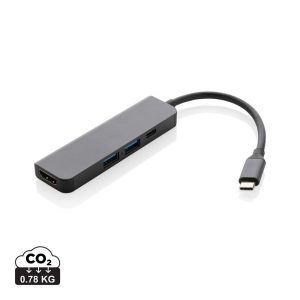 Hub USB 3.0 i USB typu C Terra, wejście HDMI 4K, RABS P054745X AX-P308.652