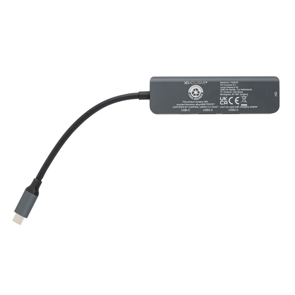 Hub USB 3.0 i USB typu C Terra, wejście HDMI 4K, RABS P054745X