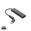 Hub USB 2.0 z USB C, aluminium z recyklingu P047355X