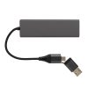 Hub USB 2.0 z USB C, aluminium z recyklingu P047355X