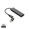 Hub USB 2.0 z USB C, aluminium z recyklingu P047355X
