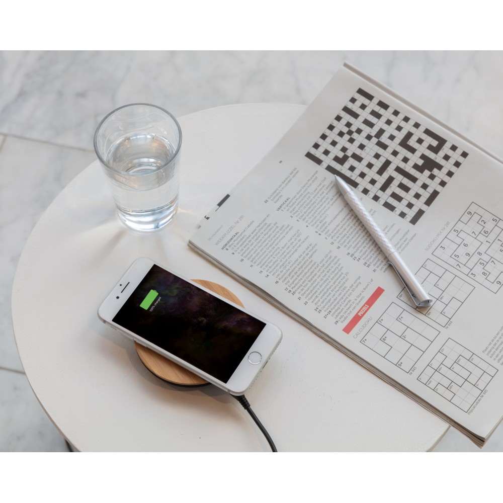 Bambusowa ładowarka bezprzewodowa 5W Bamboo X P008897X