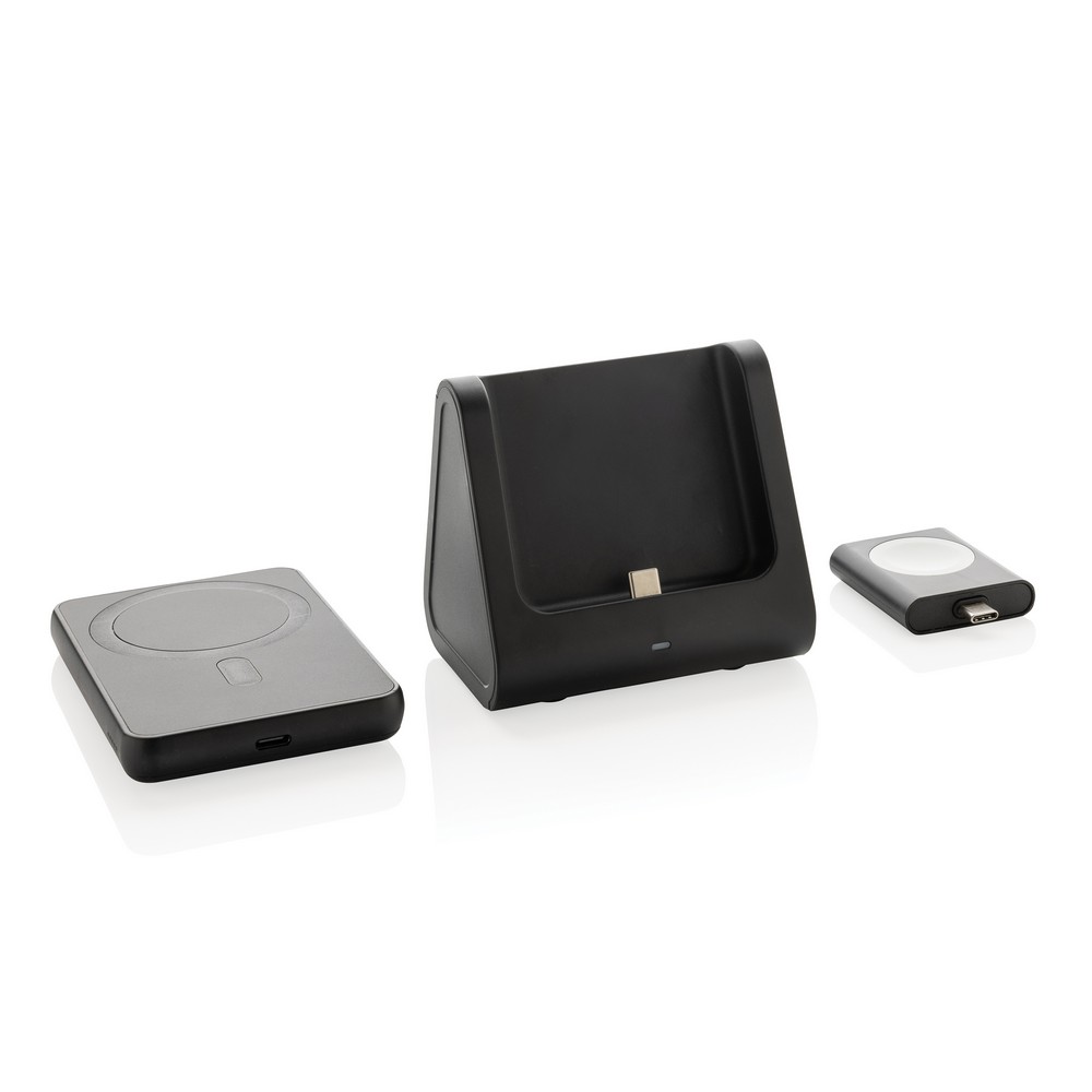 Power bank 3 w 1, ładowarka bezprzedowodowa P084197X