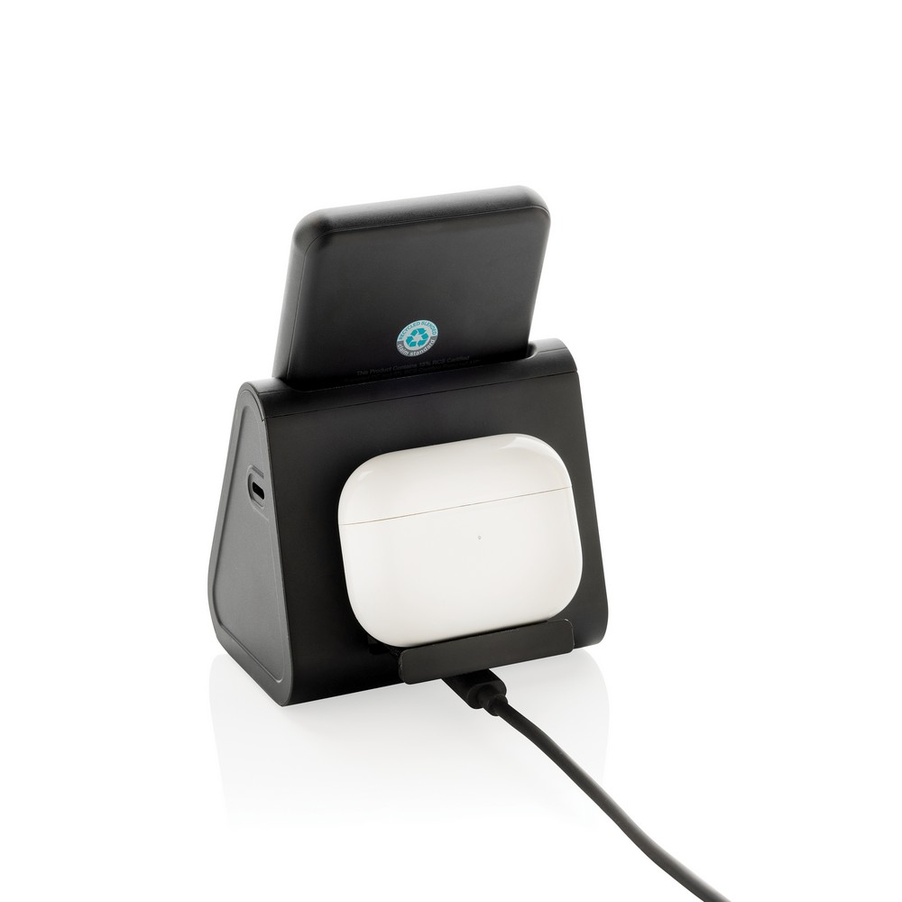 Power bank 3 w 1, ładowarka bezprzedowodowa P084197X