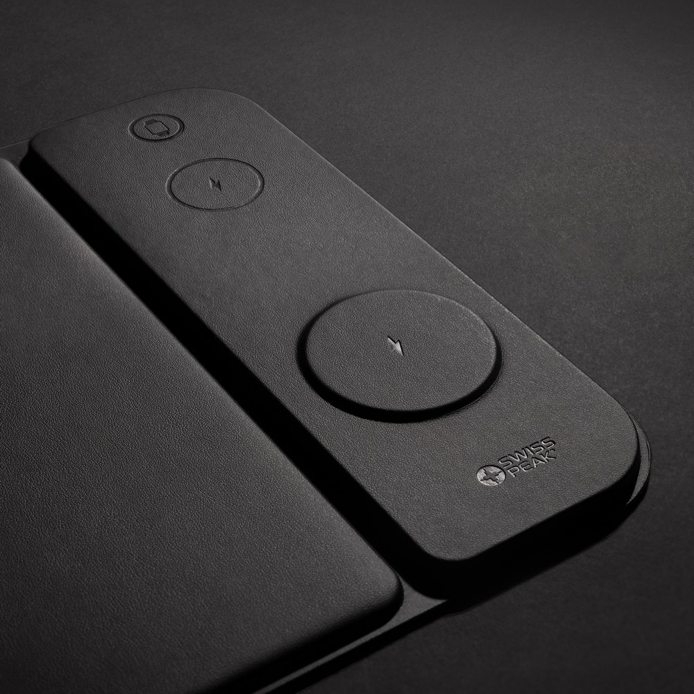 Podkładka pod mysz Swiss Peak, ładowarka bezprzewodowa 15W P084198X