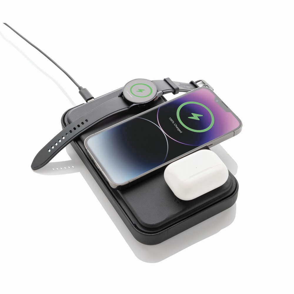 Organizer podróżny, ładowarka bezprzewodowa 3 w 1, 15W P101637X