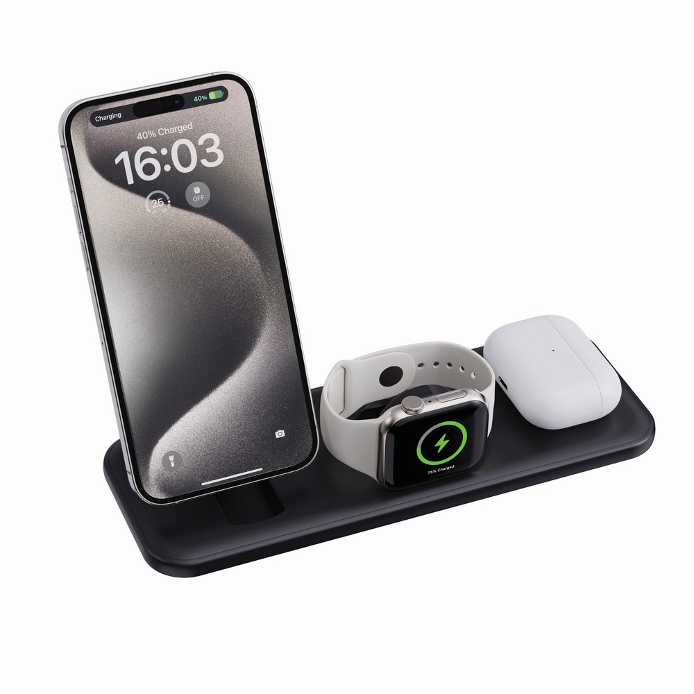 Ładowarka bezprzewodowa 3 w 1, 15W Urban Vitamin Torrance P101639X