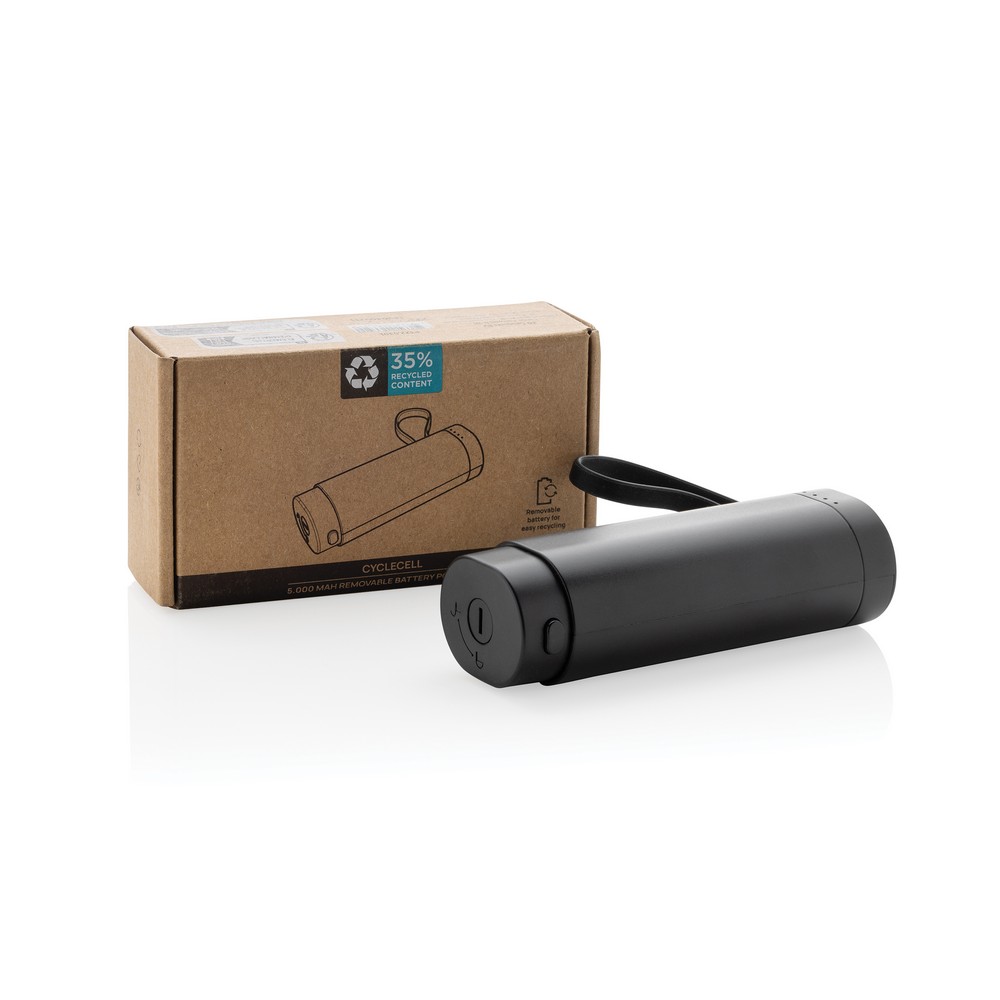 Power bank 5000 mAh, wymienialne baterie P084201X