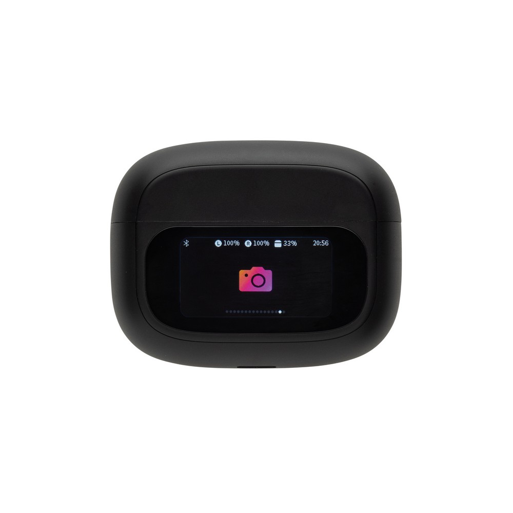 Douszne słuchawki bezprzewodowe z wyświetlaczem dotykowym Airtune ANC P101661X