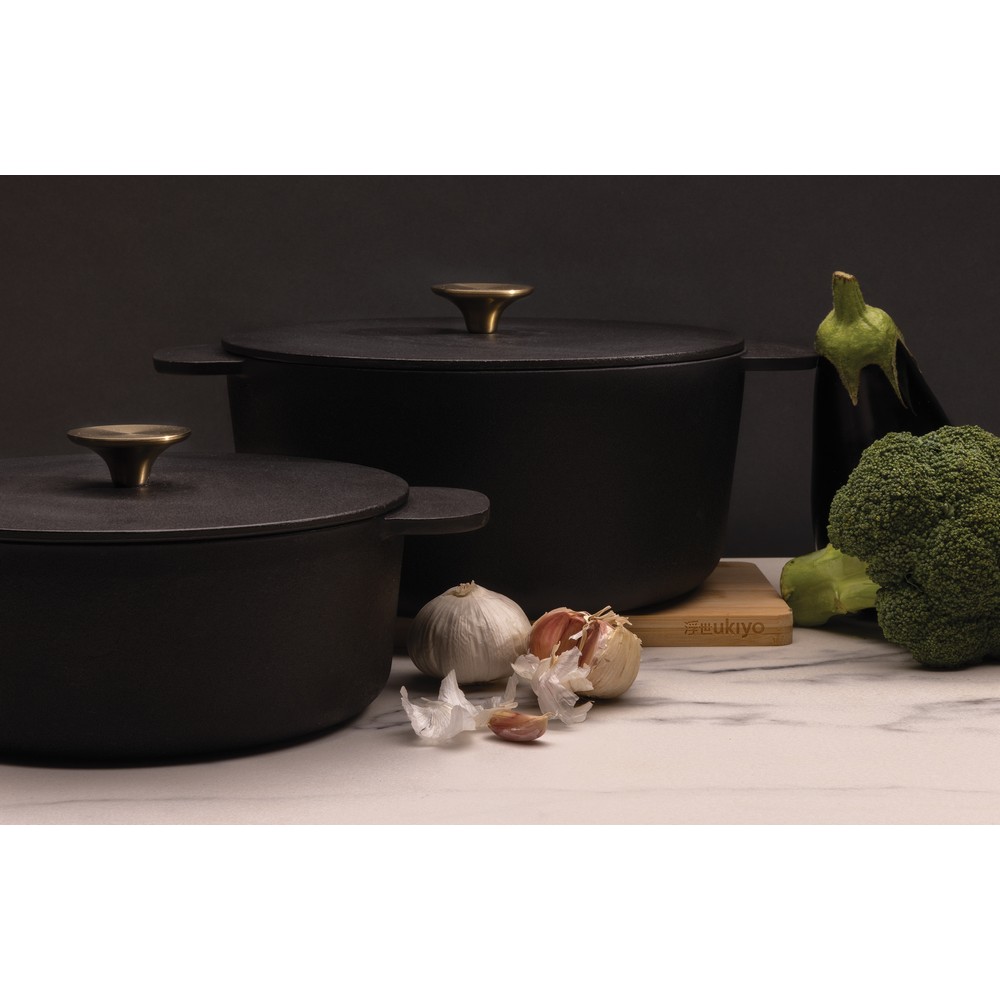 Żeliwny garnek Ukiyo, duży P047393X