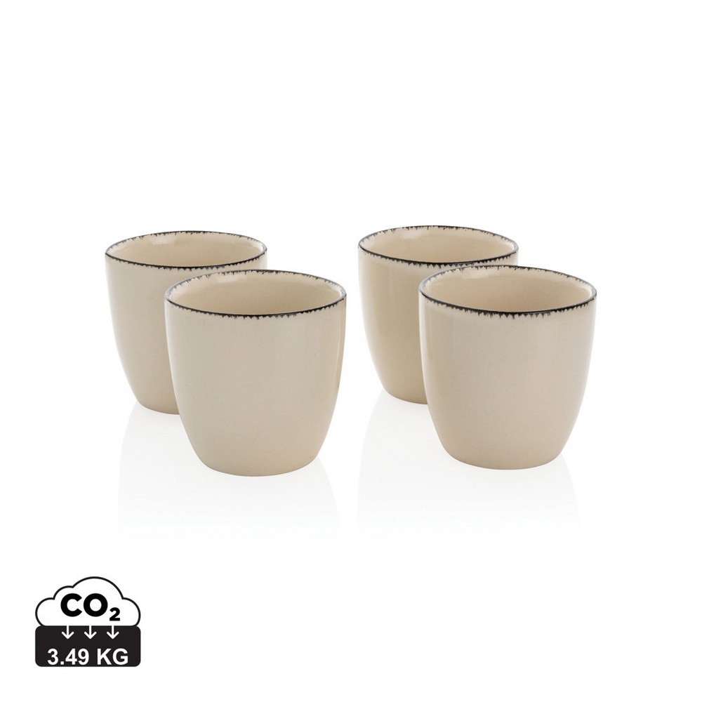 Zestaw kubków ceramicznych 120 ml Ukiyo, 4 el. P038877X AX-P432.403