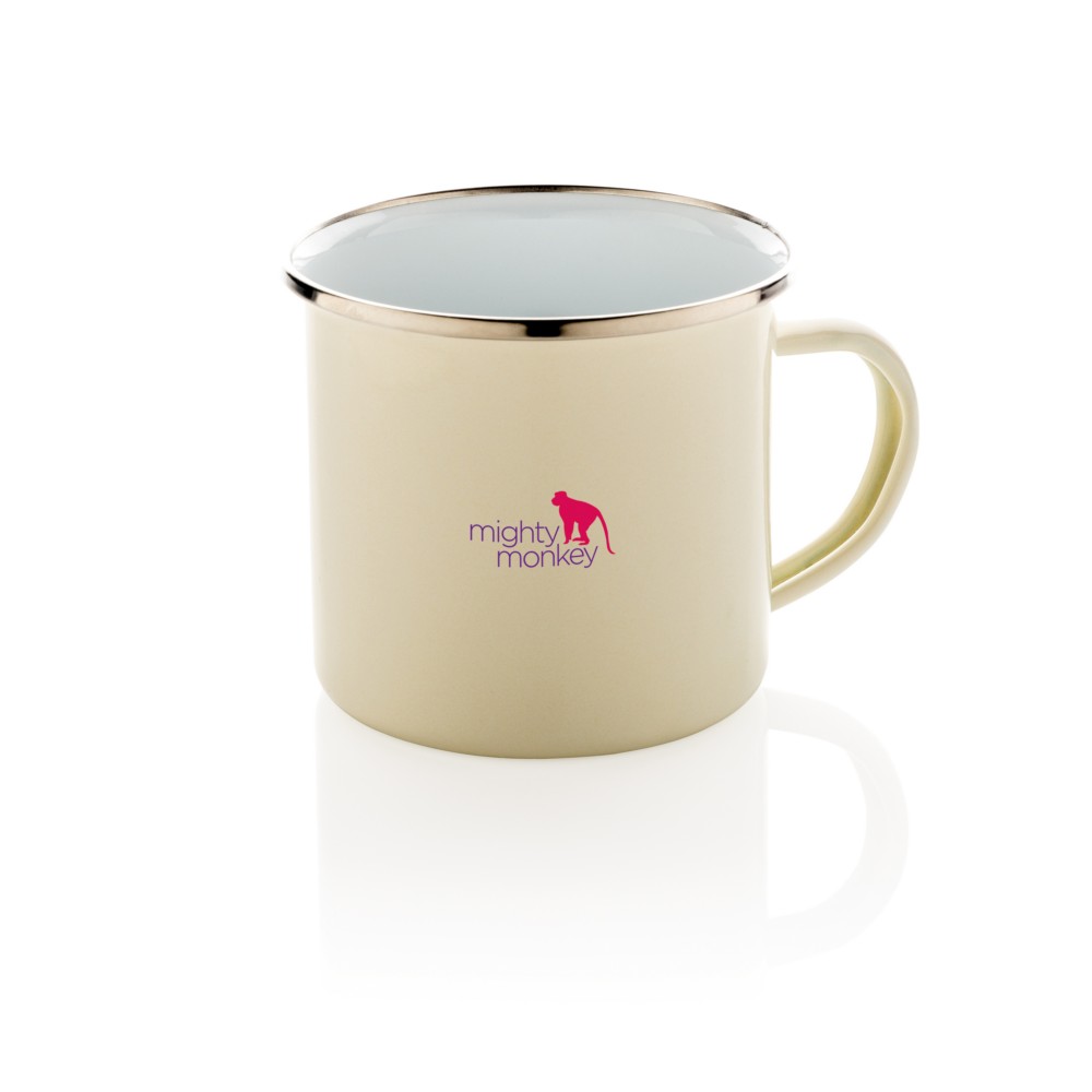 Emaliowany kubek 350 ml w stylu vintage P014951X
