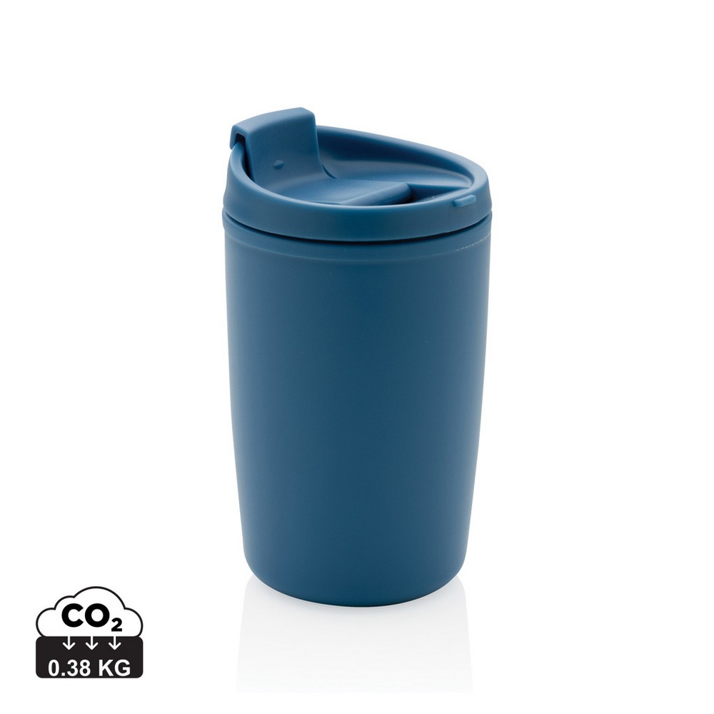 Kubek podróżny 300 ml z PP z recyklingu P043553X blue