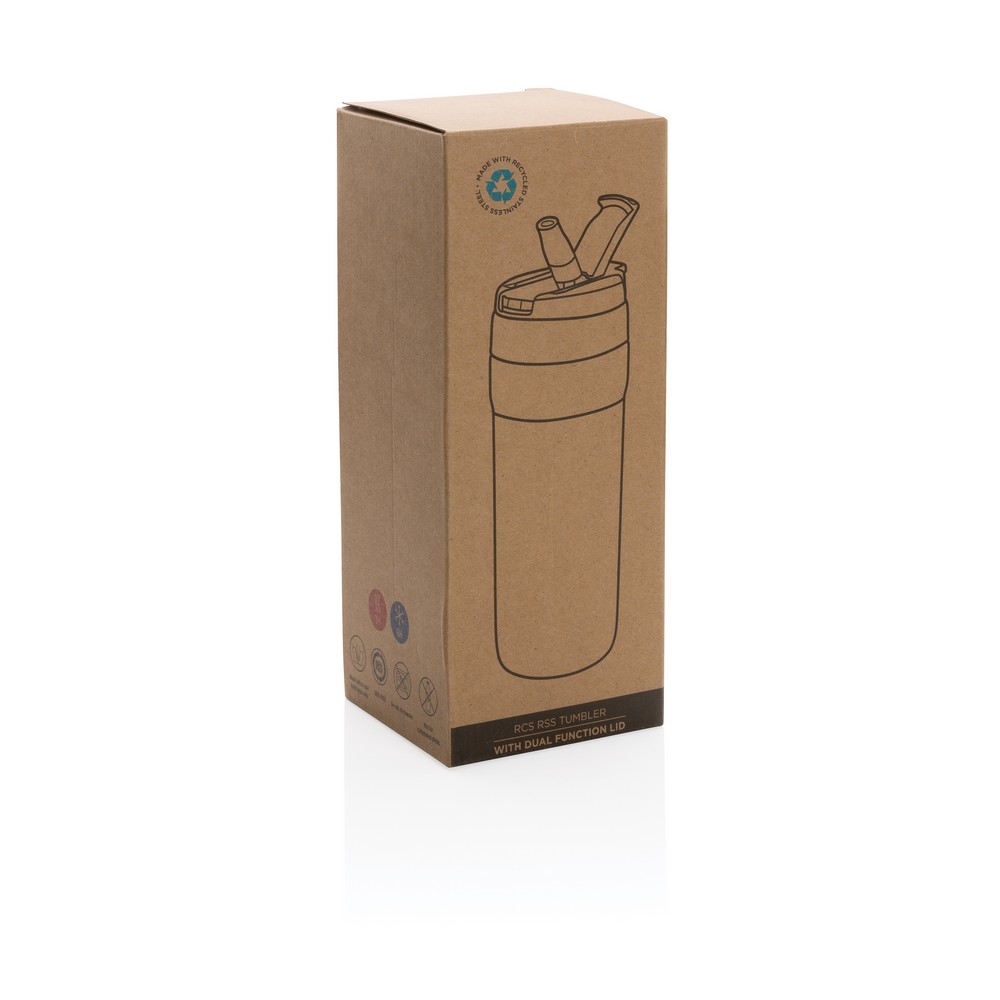 Butelka sportowa 670 ml ze stali nierdzewnej z recyklingu P043642X