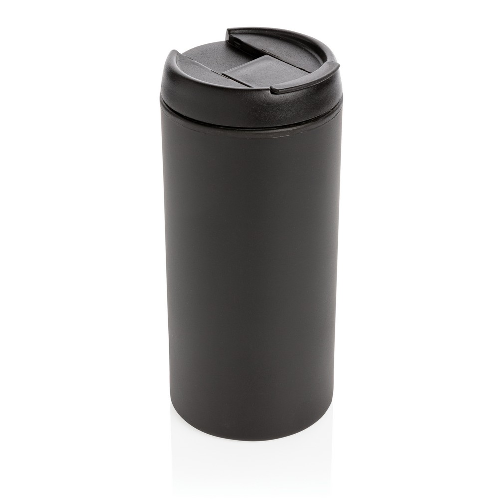 Kubek podróżny 300 ml Metro ze stali nierdzewnej z recyklingu P047398X AX-P435.04-W