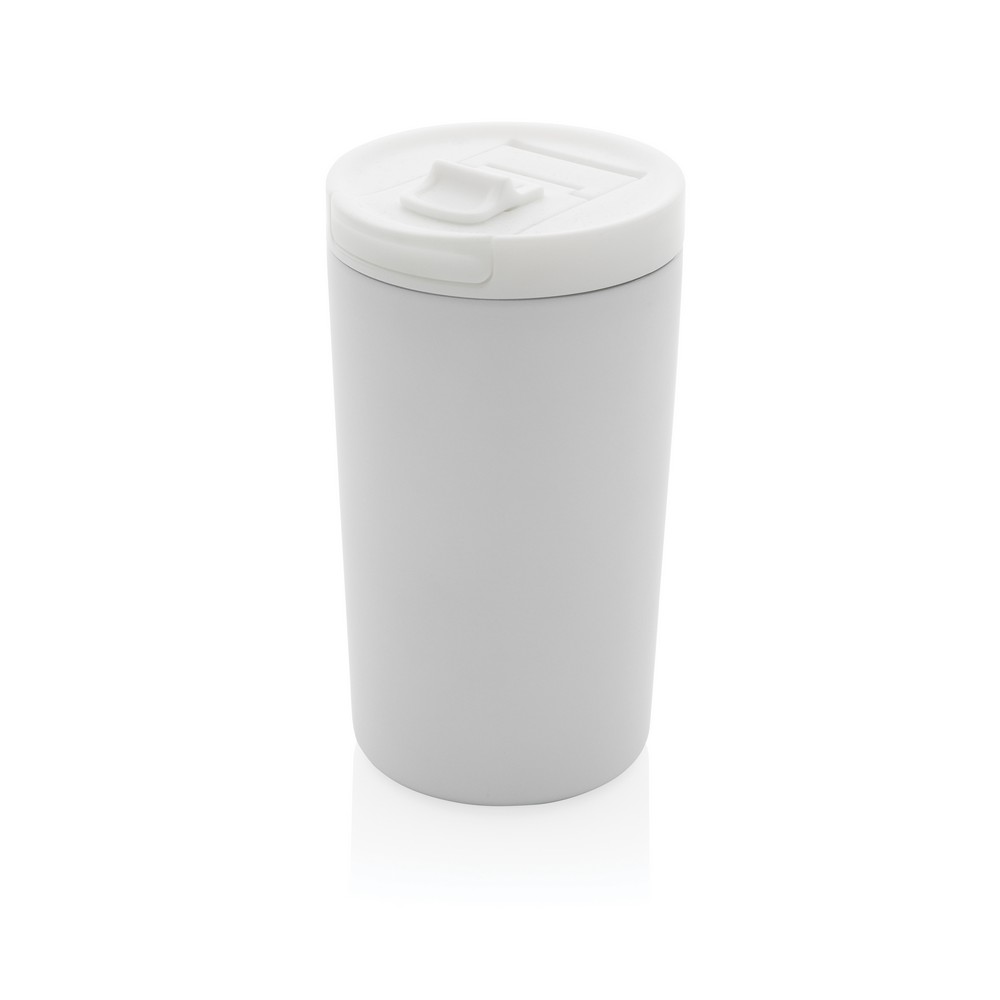 Kubek termiczny 300 ml, stal nierdzewna z recyklingu P047401X biały