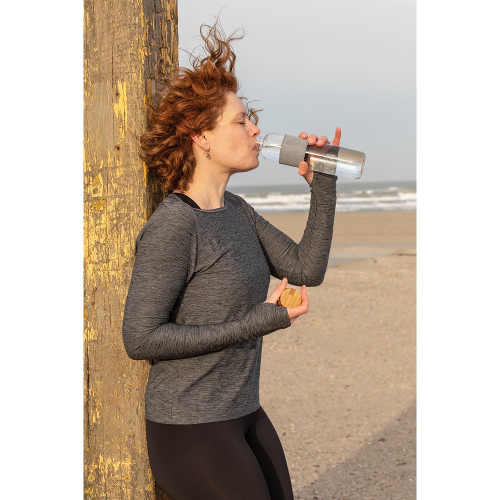 Szklana butelka 750 ml Impact w pokrowcu P009888X