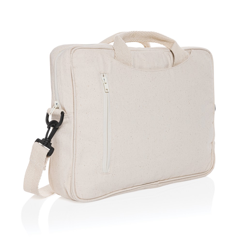 Torba na laptopa 15,4" AWARE™ Laluka, bawełna z recyklingu P054716X AX-P732.11-W