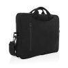 Torba na laptopa 15,4" AWARE™ Laluka, bawełna z recyklingu P054716X czarny
