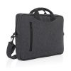 Torba na laptopa 15,4" AWARE™ Laluka, bawełna z recyklingu P054716X antracytowy
