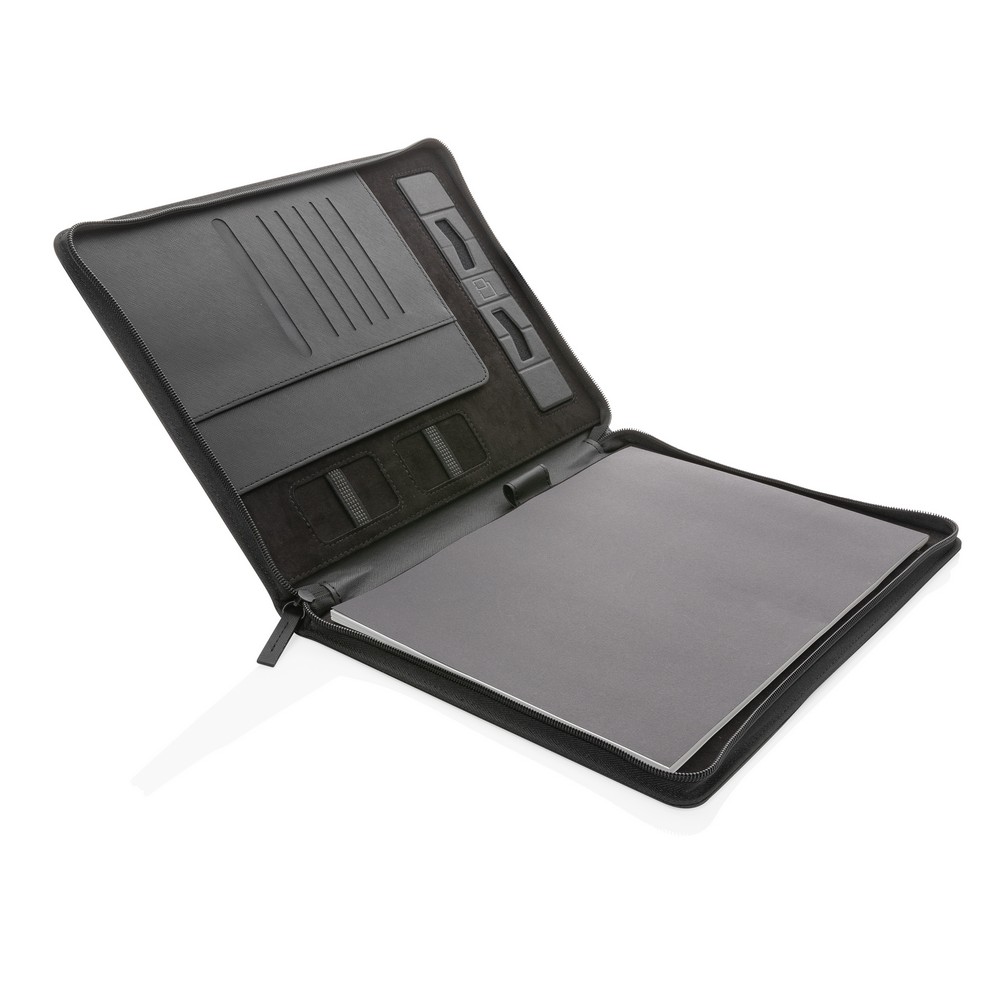 Teczka konferencyjna A4 Swiss Peak Heritage, notatnik, PU z recyklingu P043627X