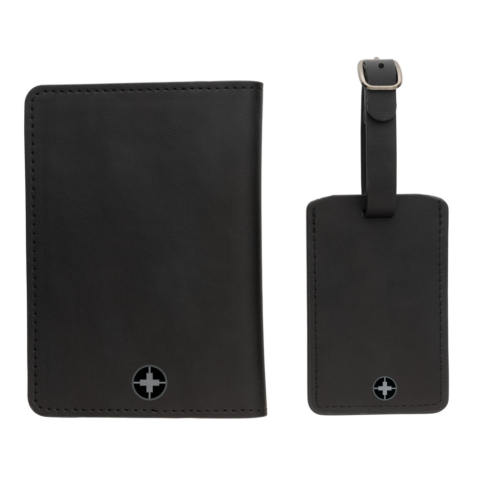 Zestaw podróżny Swiss Peak, PU z recyklingu P047445X