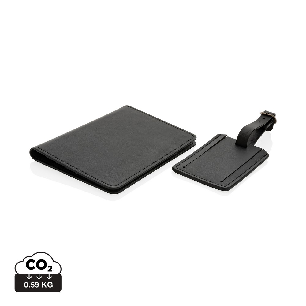 Zestaw podróżny Swiss Peak, PU z recyklingu P047445X