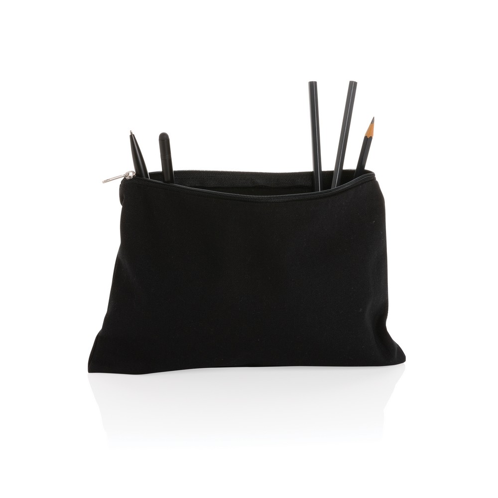 Piórnik Impact AWARE™, niebarwiona bawełna z recyklingu P047446X czarny