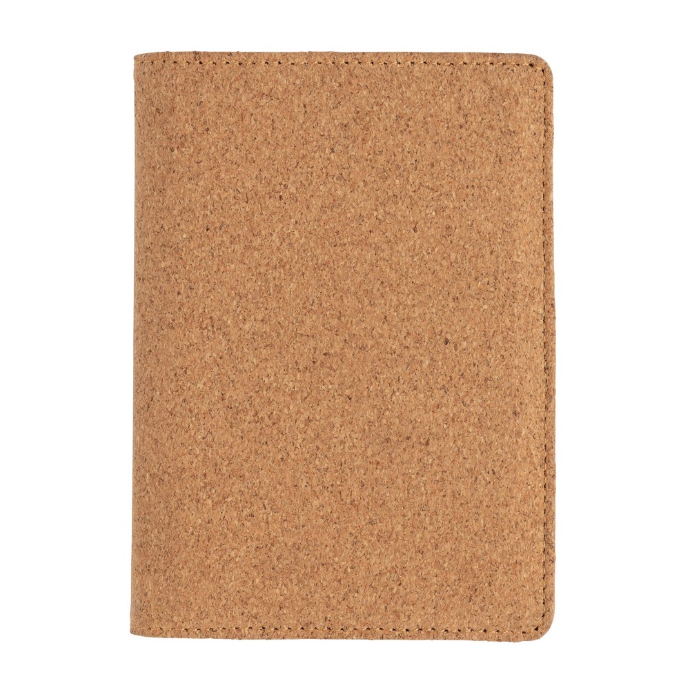 Korkowe etui na karty kredytowe i paszport, ochrona RFID P009073X