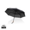 Mały bambusowy parasol 20.5" Impact AWARE™ rPET P010421X czarny